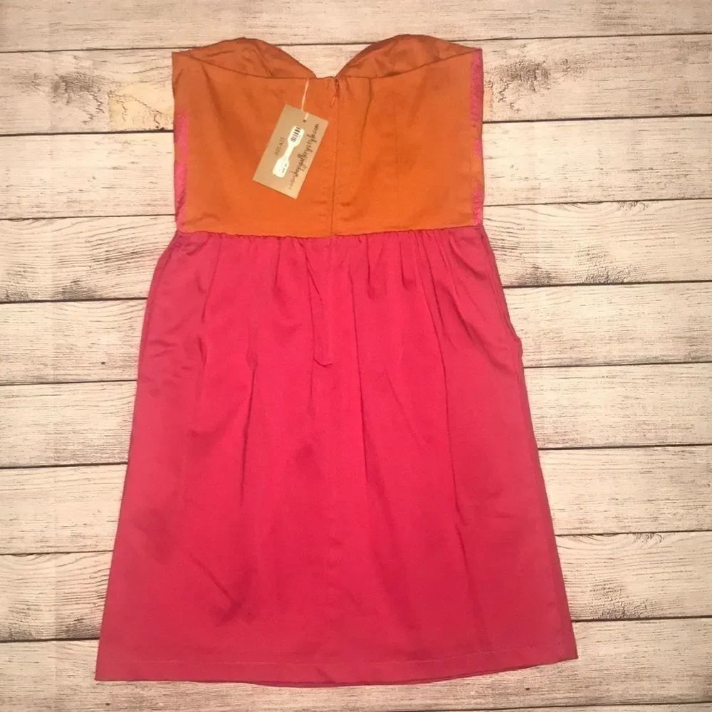 NEW Judith March Strapless Ikat Mini Dress - Picture 2 of 6